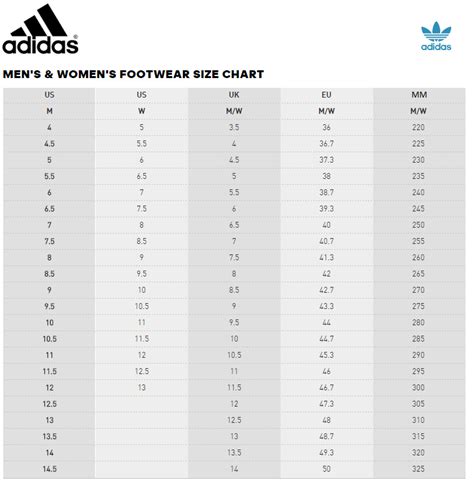 adidas campus size guide